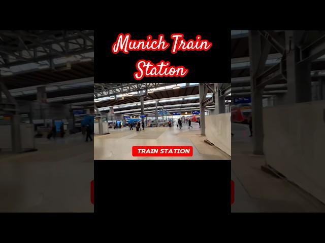 You Won’t Believe Munich’s Train Station Looks Like This! #MunichTrainStation #DeutscheBahn