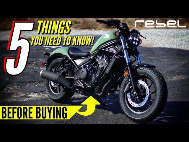 5 Things You Need To Know BEFORE Buying: Honda Rebel 500