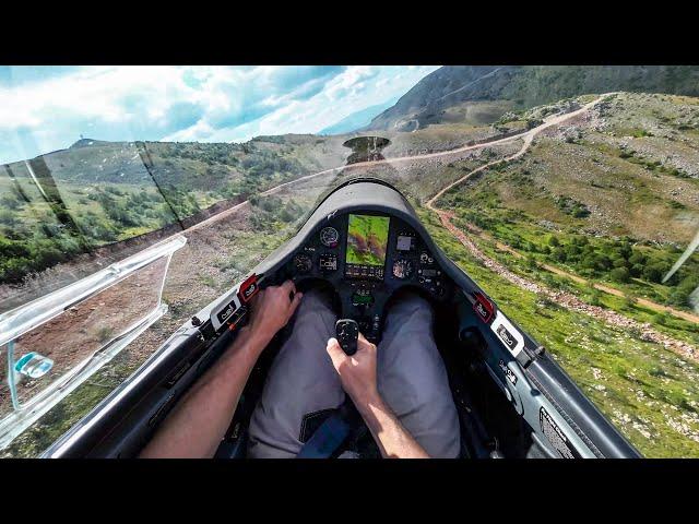 Flying Like Top Gun Through Mountain Gap in Bosnia & Herzegovina