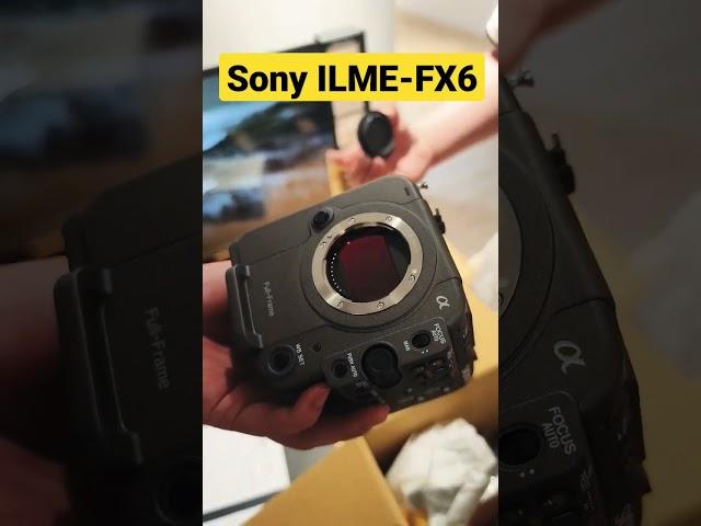 Sony ILME-FX6 Hands-on！#shorts #sony #camera #professional #cinema