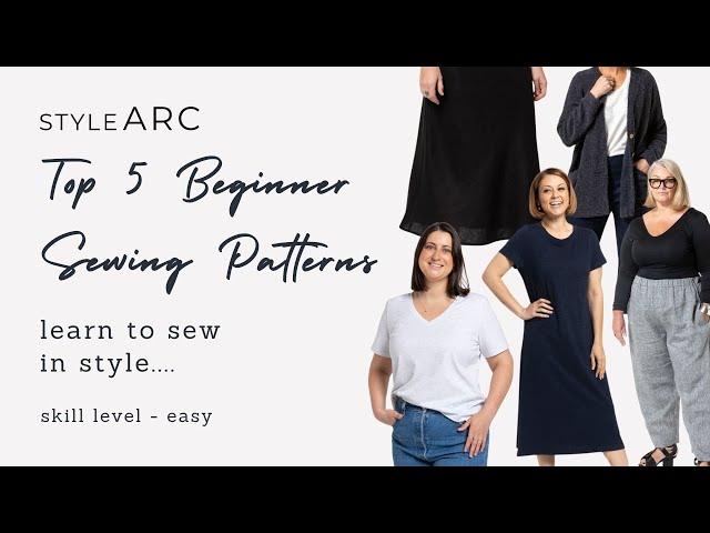 Style Arc - Top 5 Beginner Sewing Patterns