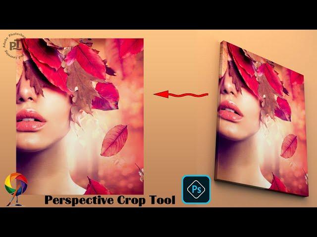 Perspective Crop Tool in Photoshop #shorts