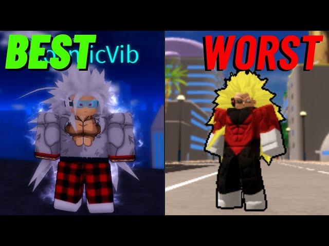 Ranking The Dragon Ball Games Of Roblox