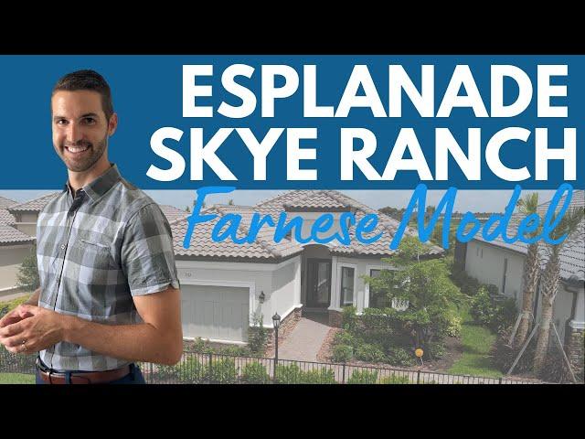 Esplanade Skye Ranch - Farnese Model Home Tour - New Homes in Sarasota