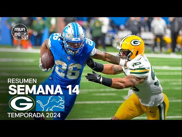 Green Bay Packers vs. Detroit Lions | Resumen NFL en español - Semana 14 | NFL Highlights 2024