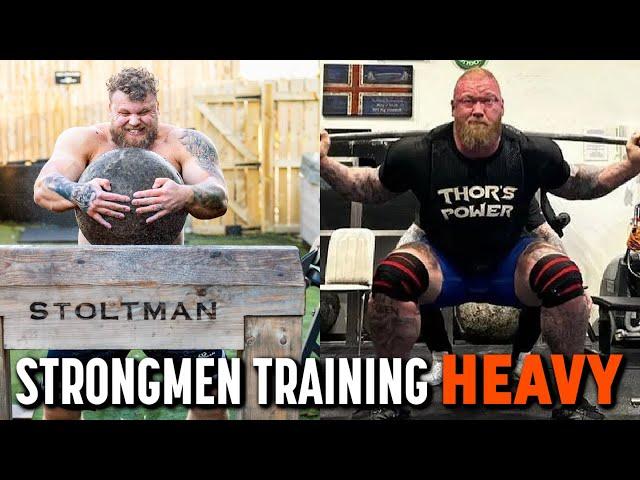 Who's Looking The Strongest?  Strongmen Prepare for BIG Competitions