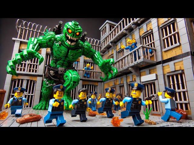 100 days of Lego city police hunting - Lego prison break