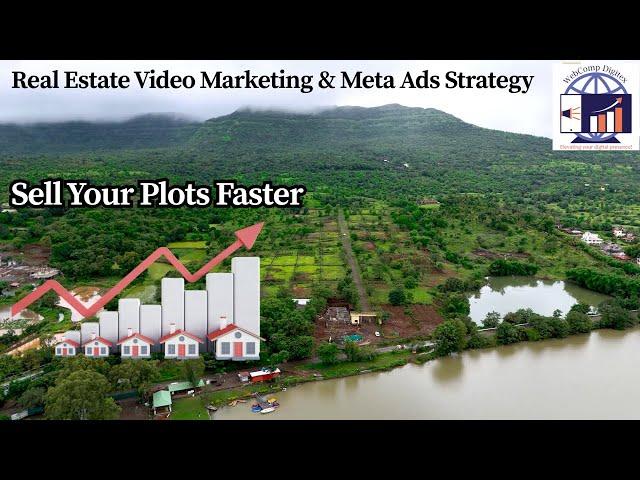 Sell your plots faster | Real estate video marketing & meta ads strategy #realestatesales #plotting