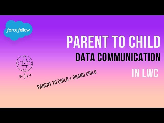 Parent to Child Communication in LWC | Lightning Web Components