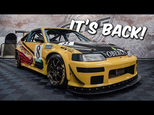 Irish guy restores the record-breaking J's Racing Honda CRX