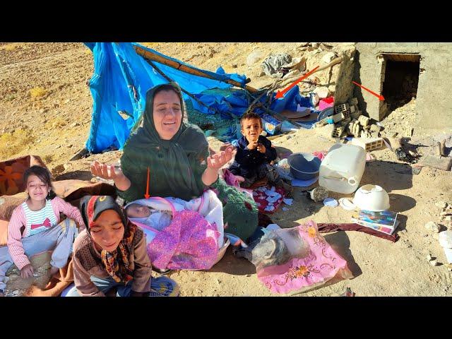 Destruction of the cavity of a nomadic single mother who had just given birth by Ibrahim's killers