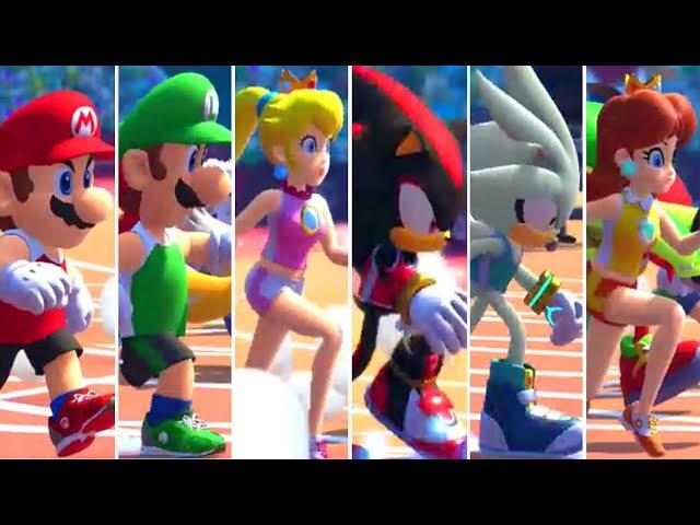 110m Hurdles All Characters - Mario & Sonic at the Olympic Games Tokyo 2020 | JinnaGaming