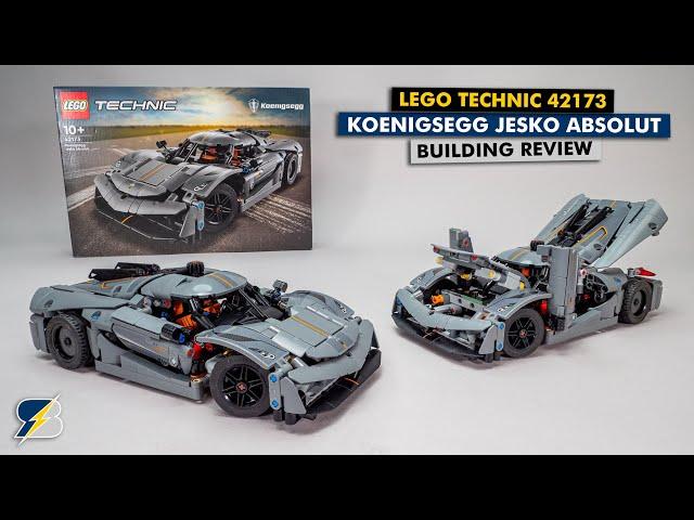 Best $50 LEGO Technic car - 42173 Koenigsegg Jesko Absolut detailed building review