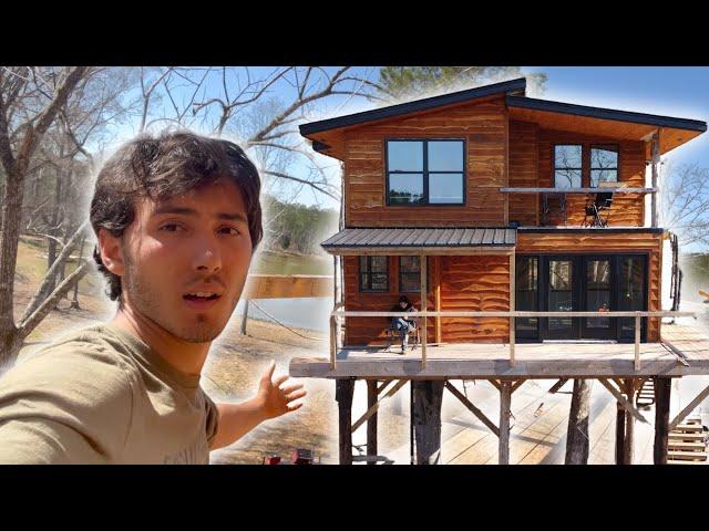 My 43 Foot Tall Treehouse On 100 Acres (First Treehouse Vlog)
