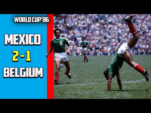 Mexico vs Belgica 2 - 1 Highlight Group Stage B World Cup 1986