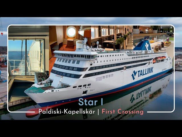 Star 1 Paldiski - Kapellskär First Crossing | Buffet & Bridge