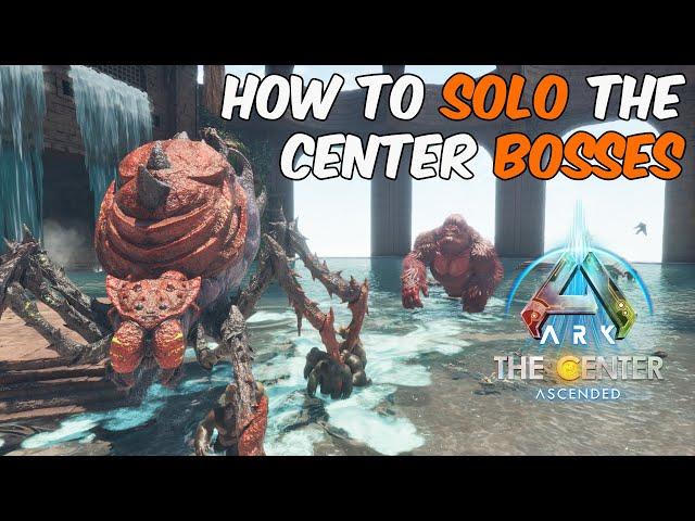 How to SOLO The Center Bosses in ARK Survival Ascended #ark #arksurvivalascended #arkthecenter