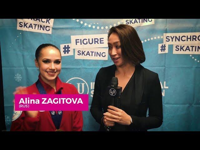 Alina Zagitova World Champ 2019 FS Interview B