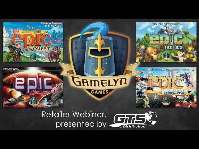 Gamelyn Games Retailer to Publisher Webinar 04 November 2019