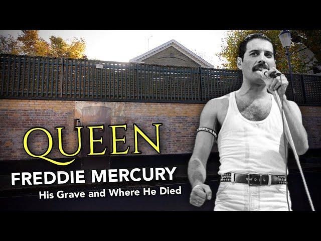 Freddie Mercury - His Grave and Where He Died (QUEEN)   4K