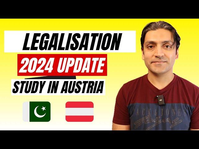 Documents legalisation - Study in Austria 