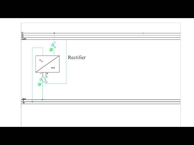 Rectifier - connection scheme to power grid