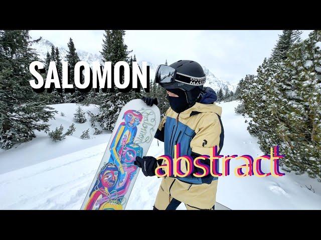 Salomon Abstract单板测评，个人使用体验 Snowboard review