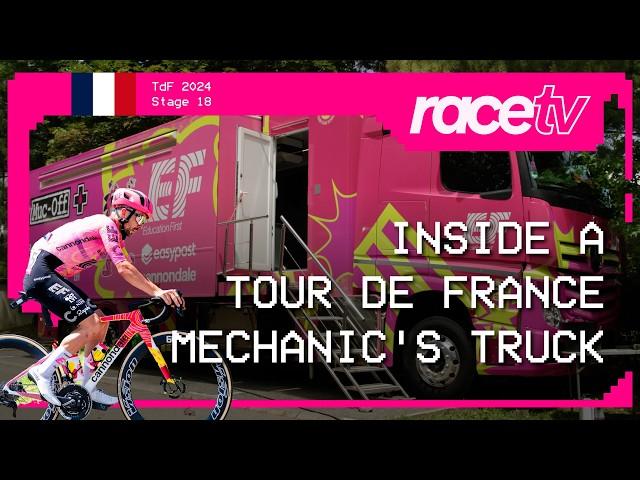 A DAY IN THE LIFE OF A TDF MECHANIC - Stage 18 | RichardTV |  Tour de France 2024