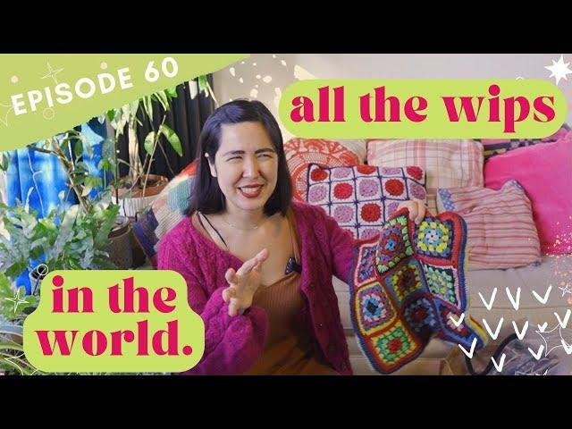 60: knitting + crochet  + all the WIPs in the world. | The Crimson Stitchery