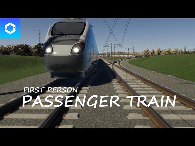 Cities Skylines 2 - First Person Train Ride