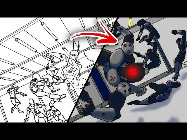 How I Draw Fight Scenes