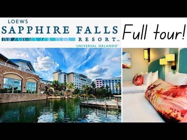 Sapphire Falls FULL Resort & Room Tour Universal Orlando