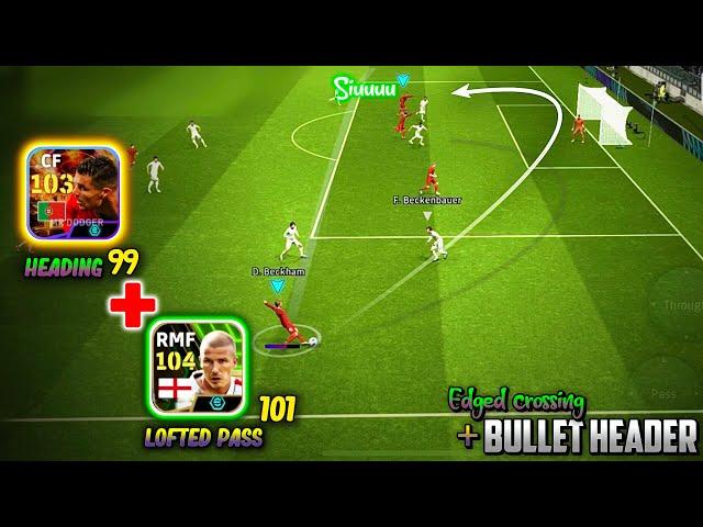 Bullet Header C. Ronaldo Showtime + D. Beckham Edged Cross = ?