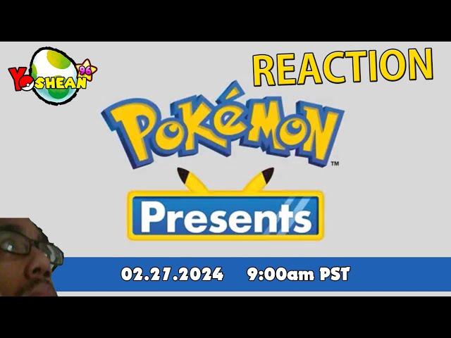 (BLIND REACTION) Pokémon Presents 2.27.24 | Darshean Rhett (Yoshean96)