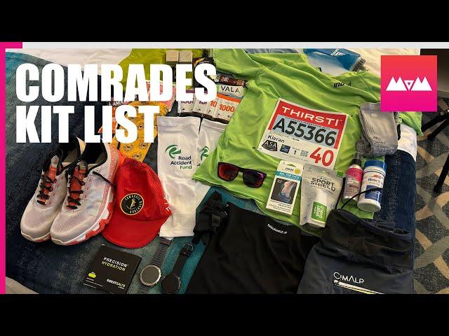 Comrades Marathon 2024 Kit: My Up Run Kit List