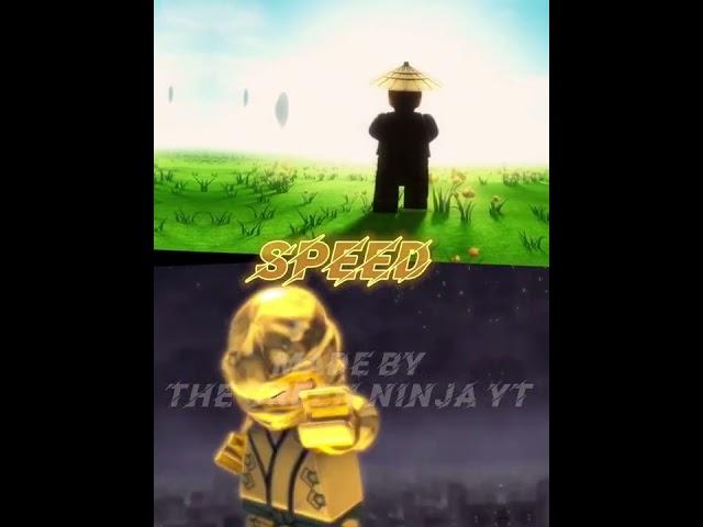 Ninjago Golden Lloyd vs Ninja and Master and Golden Lloyd vs The First Spinjitzu Master #shorts