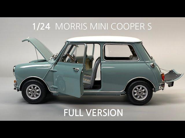 MORRIS MINI COOPER S 1/24 TAMIYA Model car build  [Full version]