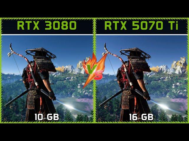 GeForce RTX 3080 vs GeForce RTX 5070 Ti