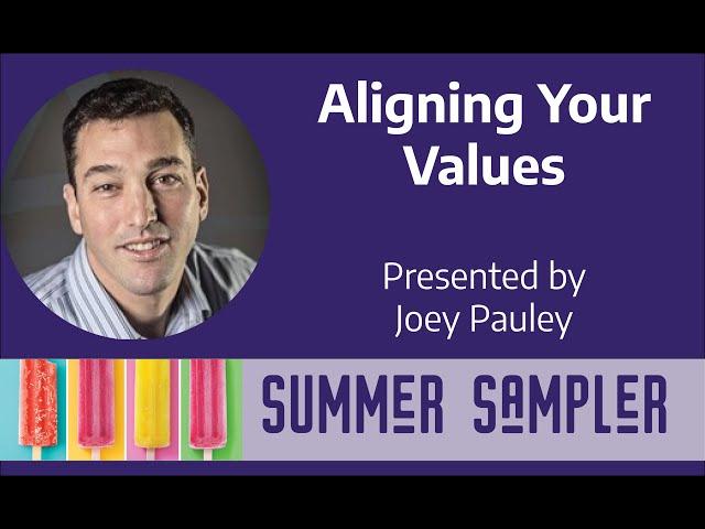 Aligning Your Values