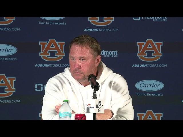 Auburn Football News Conference 11-25-24