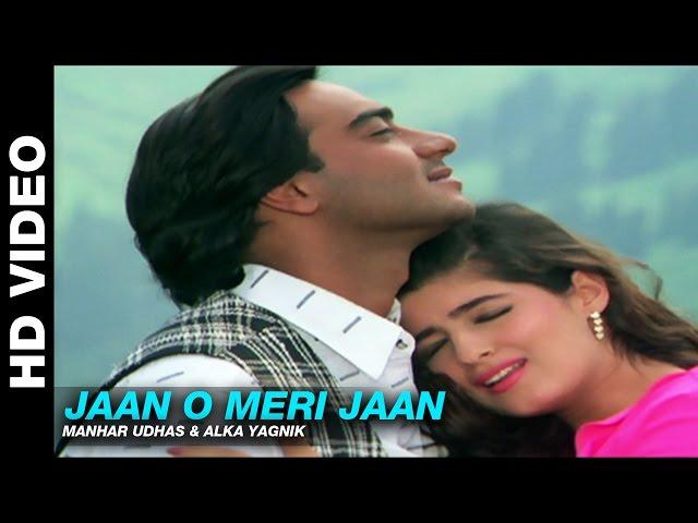 Jaan O Meri Jaan - Jaan | Manhar Udhas & Alka Yagnik | Ajay Devgn, Amrish Puri & Twinkle Khanna