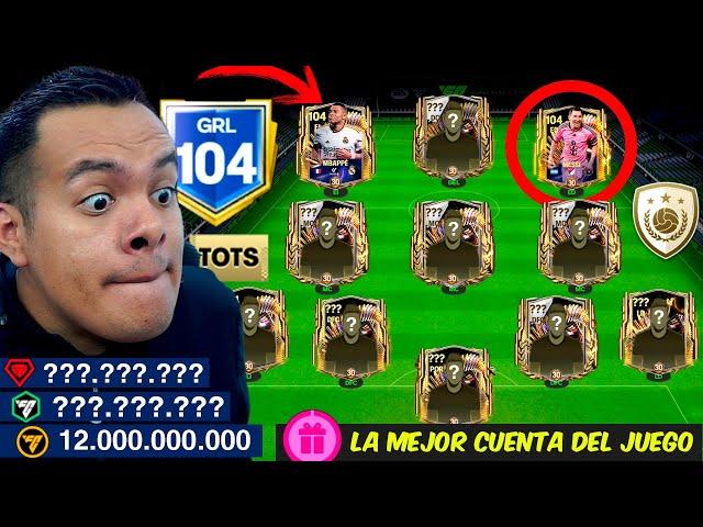  COMPRÉ CUENTA de SUSCRIPTOR con el MAXIMO de GRL & los MEJORES JUGADORES del FC 24 Mobile