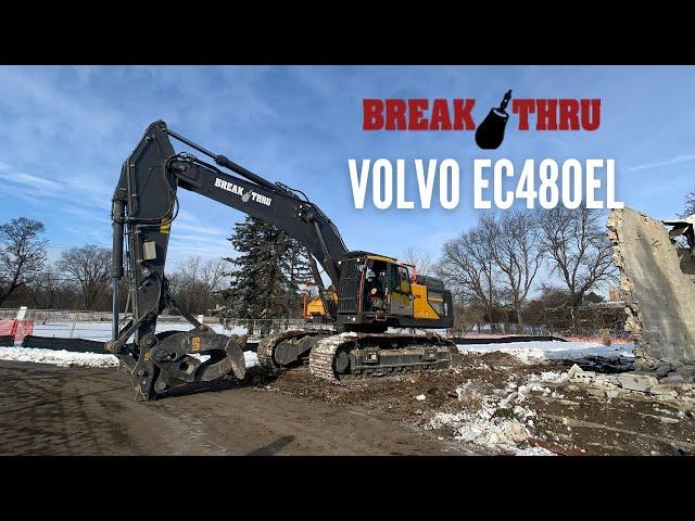 Break Thru Demolition's Volvo EC480EL