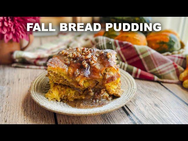 Pumpkin & Praline Bread Pudding Recipe | Quick and Delicious!