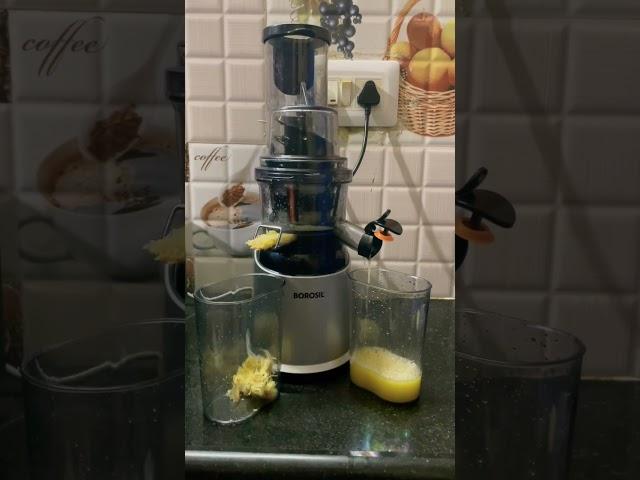 Borosil cold press slow Juicer. You can make juices effortlessly #Borosil #coldpressjuicer #juicer