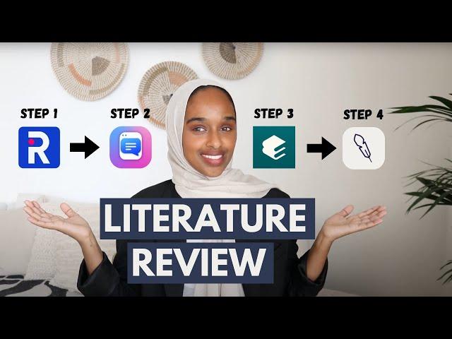 How To Write A Strong Literature Review Using AI | Write In 4 Easy Steps