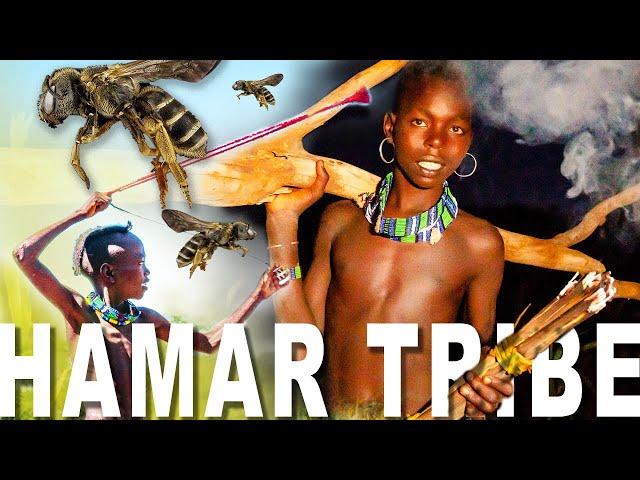 HAMAR TRIBE- Ethiopia:  Bees, Honey, and Sling shots! They showed me their ways in Omo Valley