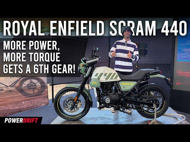 2025 Royal Enfield Scram 440 with Exhaust Note | PowerDrift QuickEase