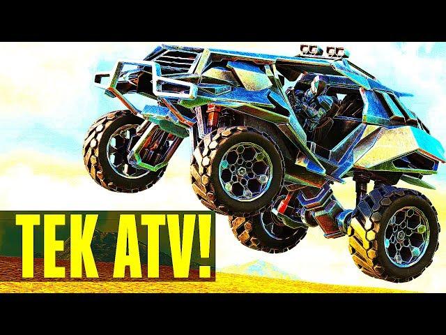 ALL YOUR DINOS ARE USELESS! TEK TIER VEHICLES! TEK ATV DUNE BUGGY FIRST LOOK! Ark Survival Evolved