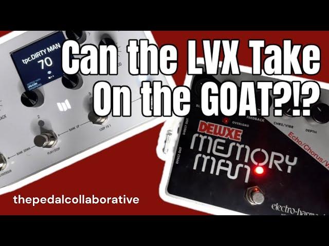 Can the LVX Do The Deluxe Memory Man, the GOAT!?!?! #digital #analog #delay #shootout #preset